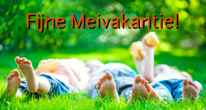 Fijne meivakantie!!